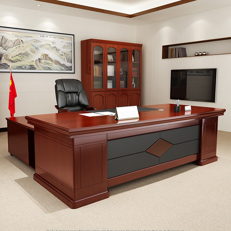 祺宥汇 办公桌 1.8m班台+副柜 张高清大图