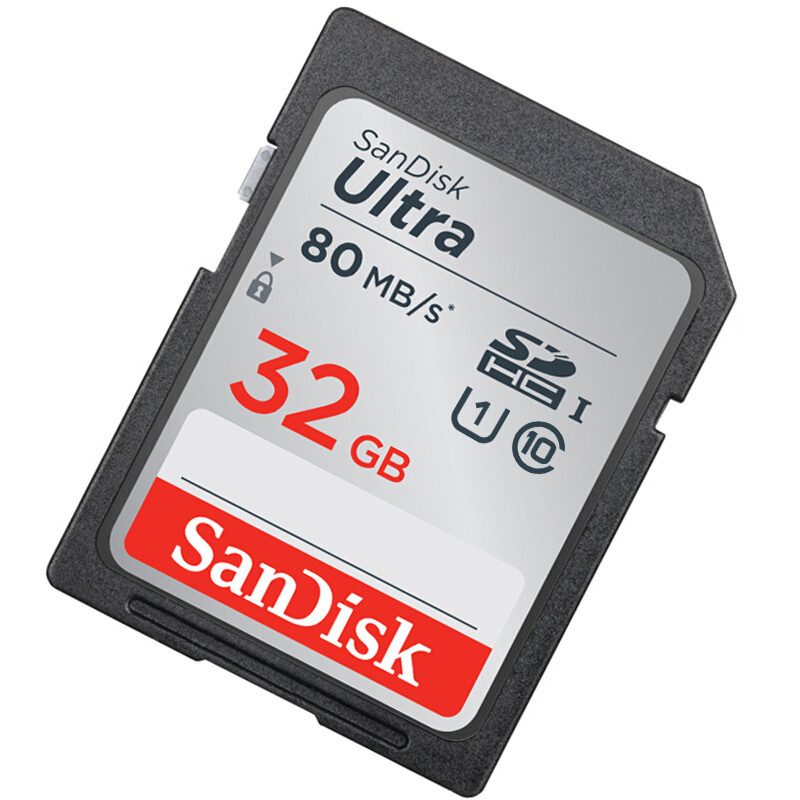 闪迪(SanDisk)至尊高速SDHC UHS-I存储卡 32G Class10 读速80MB/s