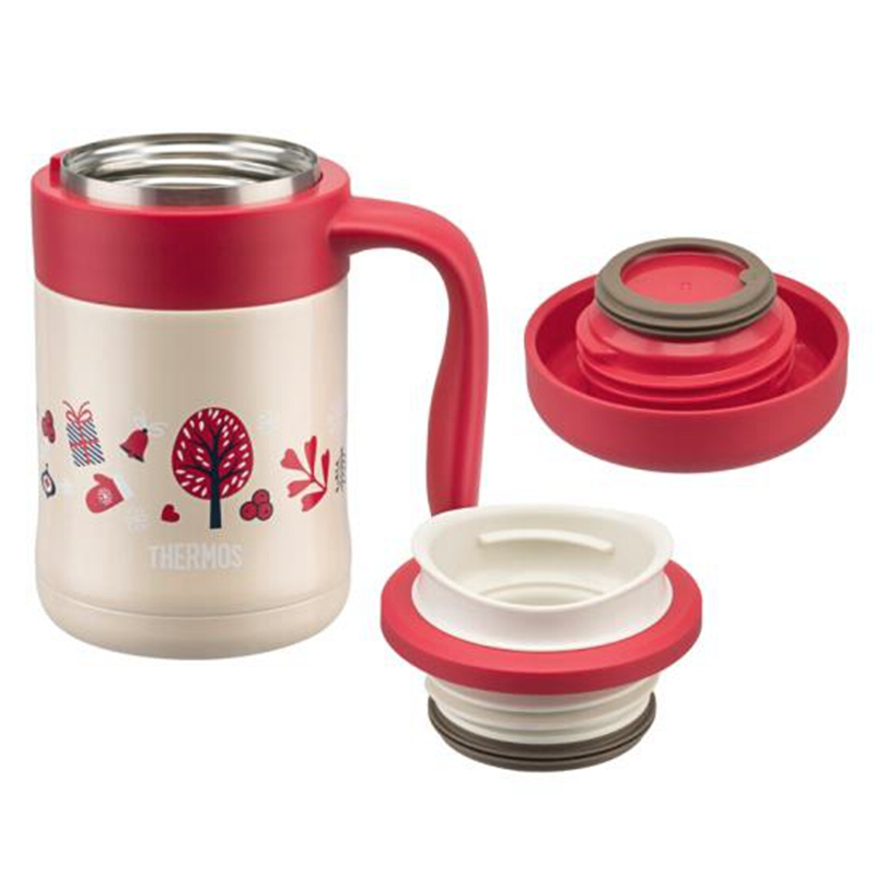THERMOS膳魔師小红帽系列不锈钢 370ml 马克杯 TCMG-370 RD