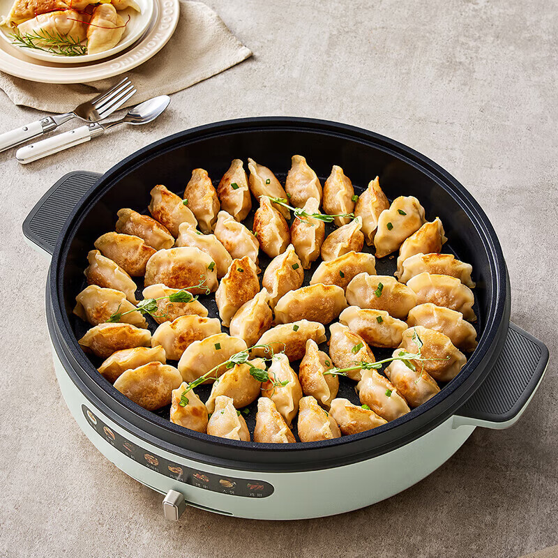 小熊电饼铛家用多功能煎烤机大容量不粘涂层电饼铛 DBC-H16D6-P01高清大图
