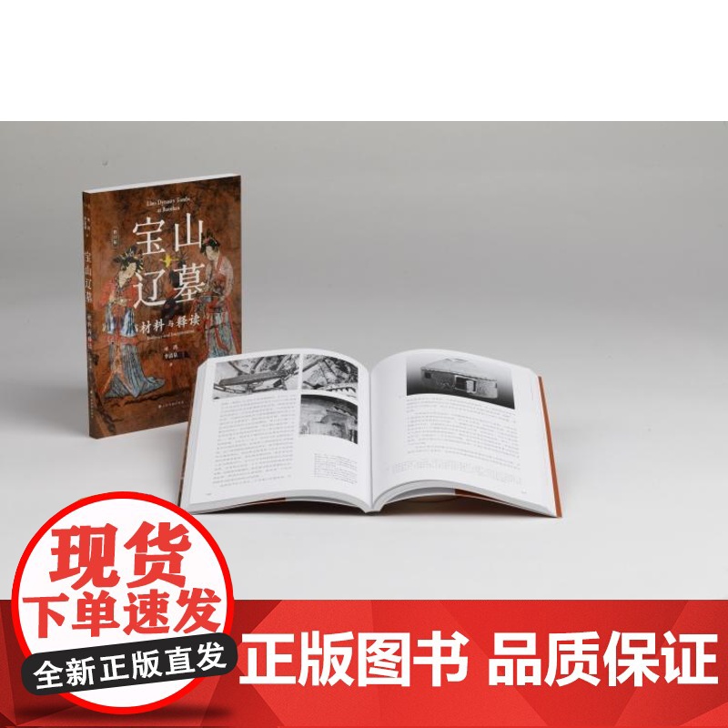 宝山辽墓材料与释读修订版 早期契丹贵族墓葬壁画艺术考古研究绘画技法多样笔法简练追求真实晚唐后中国绘画艺术 上海书画出版社高清大图