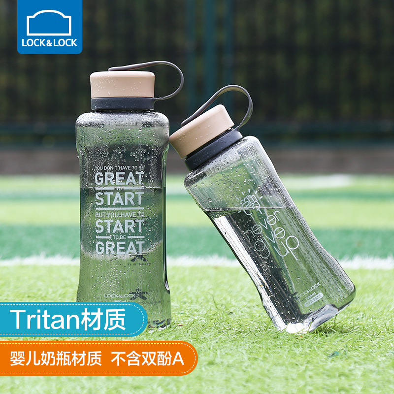乐扣乐扣(LOCK&LOCK)大容量水杯塑料杯1900ml运动水杯Tritan材质ABF697