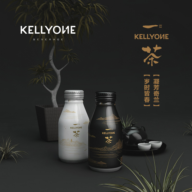 KellyOne一茶330ml*6罐无糖0卡元气乌龙茶饮料岁时皆春3罐+凝芳奇兰3罐