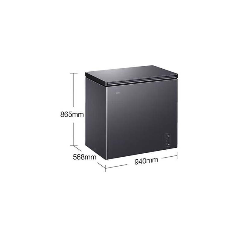 海尔/Haier冰柜 BC/BD-200WGHESM顶开门101-200L 1级电子控温银色风冷0401013326&&