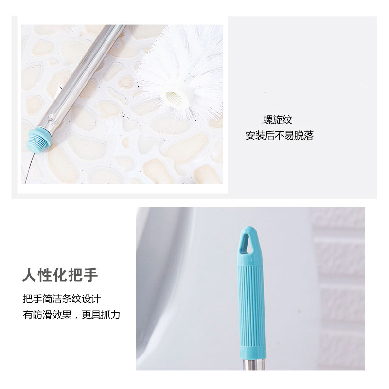 康丰马桶刷子带底座套 圆形马桶刷含底座