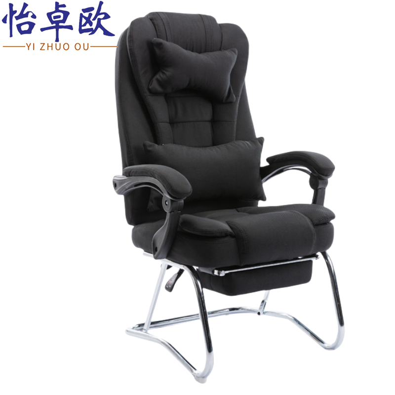 怡卓欧办公椅带搁脚把高清大图