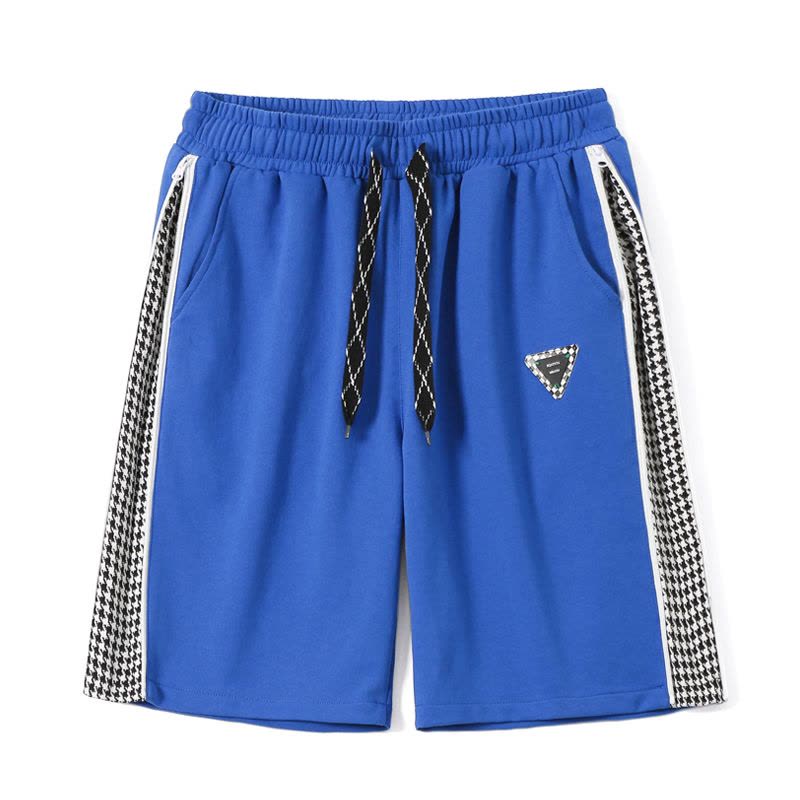 真维斯短裤男夏季抽绳侧开拉链休闲百搭宽松潮流帅气五分裤子男图片