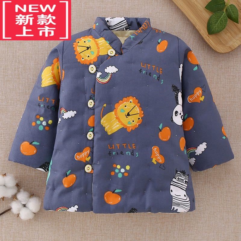 可莉允校服器小学生内胆宝宝手工棉衣花儿童冬季加厚棉袄婴幼棉服图片