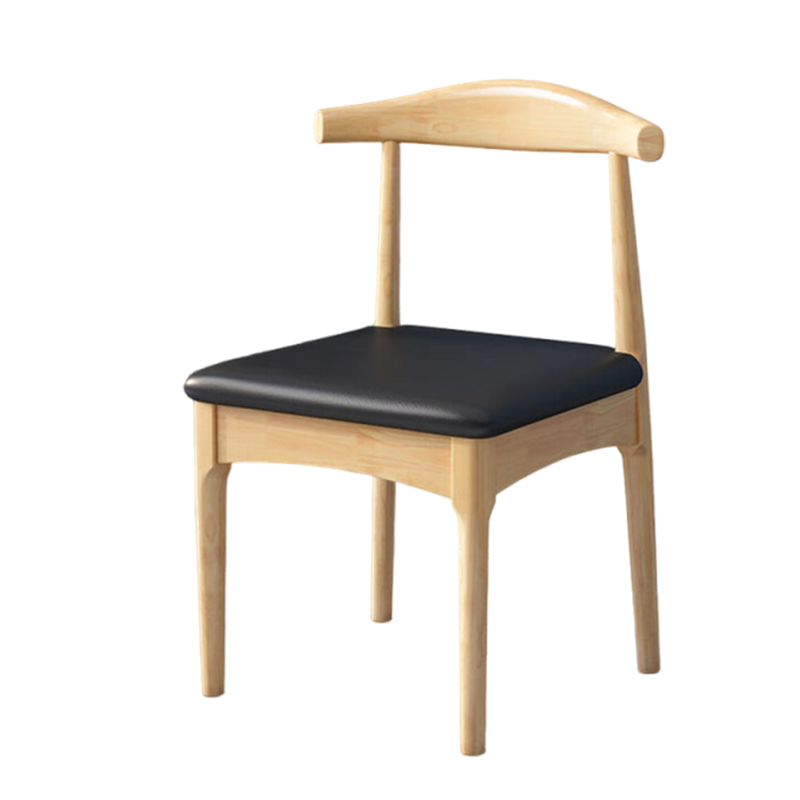 合祥源 QX-BGY67 实木牛角椅靠背椅 460*430*760mm 单位:张高清大图