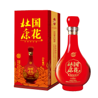 【酒厂直营】国花杜康红瓷酒 500ml*6整箱装白酒自饮宴会送礼赠礼品袋 50度纯粮酿造浓香型白酒整箱送礼酒自饮酒