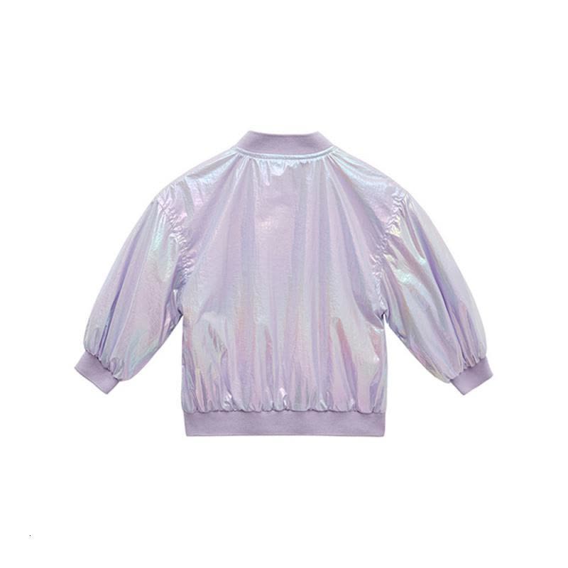 [2件2折价:62]moomoo童装女童宝宝外套春秋新款女小童韩版洋气炫彩外套萌儿童潮图片