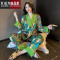 SHANCHAO高级感奢华睡衣女长袖薄款冰丝春天可外穿家居服套装