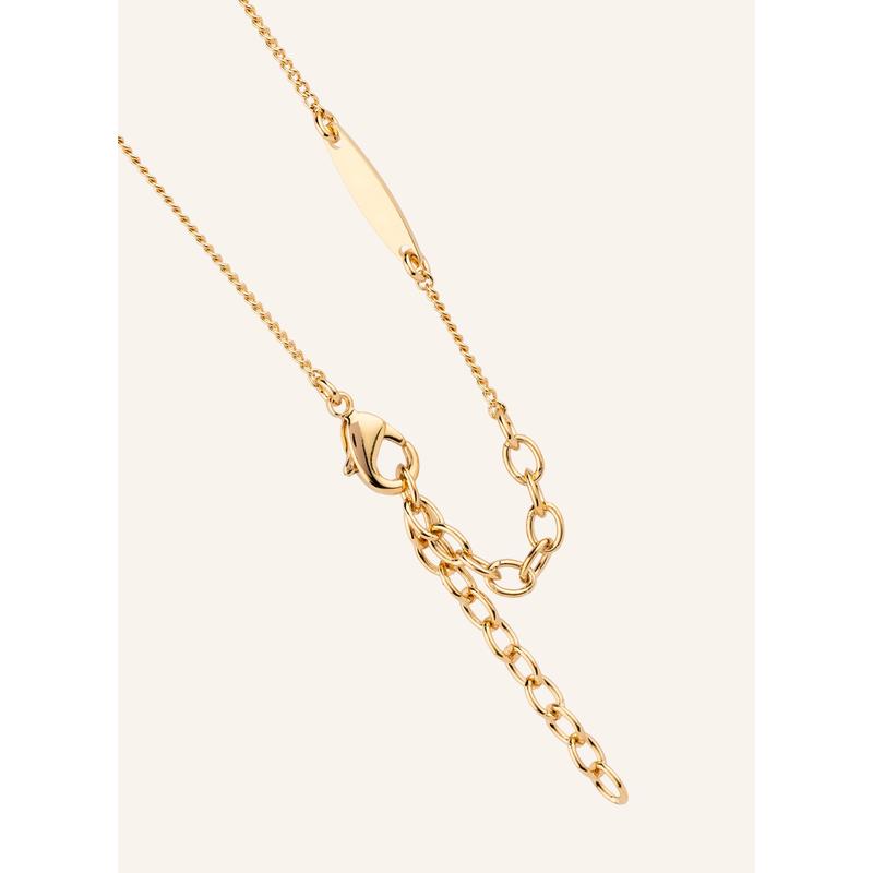 Ferragamo女士光泽金属链条可调节GANCIO风格吊坠项链意大利工艺珠宝盒配送高清大图