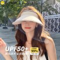 Bonnie&Toni空顶帽大帽檐uv空顶防晒帽女夏季遮阳帽韩系遮脸太阳帽夏网红帽