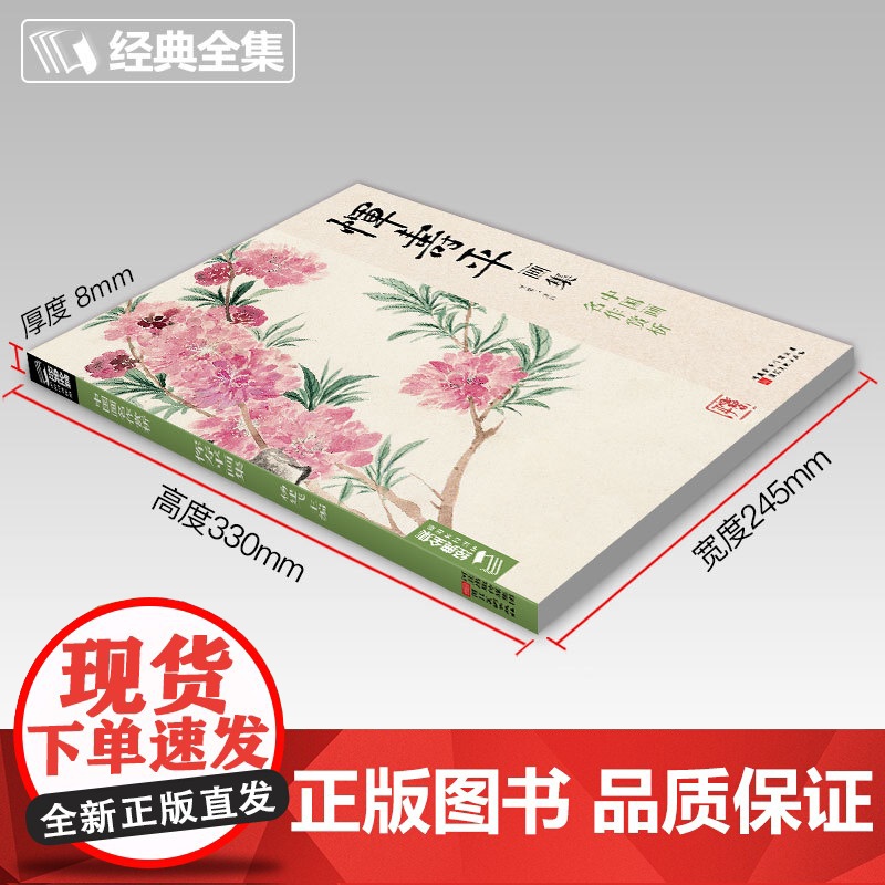 经典全集 恽寿平画集 8开中国画临摹画册书籍写意水墨国画山水花卉花鸟技法教材高清临本册页百花图卷名作赏析鉴赏收藏 杨建飞高清大图