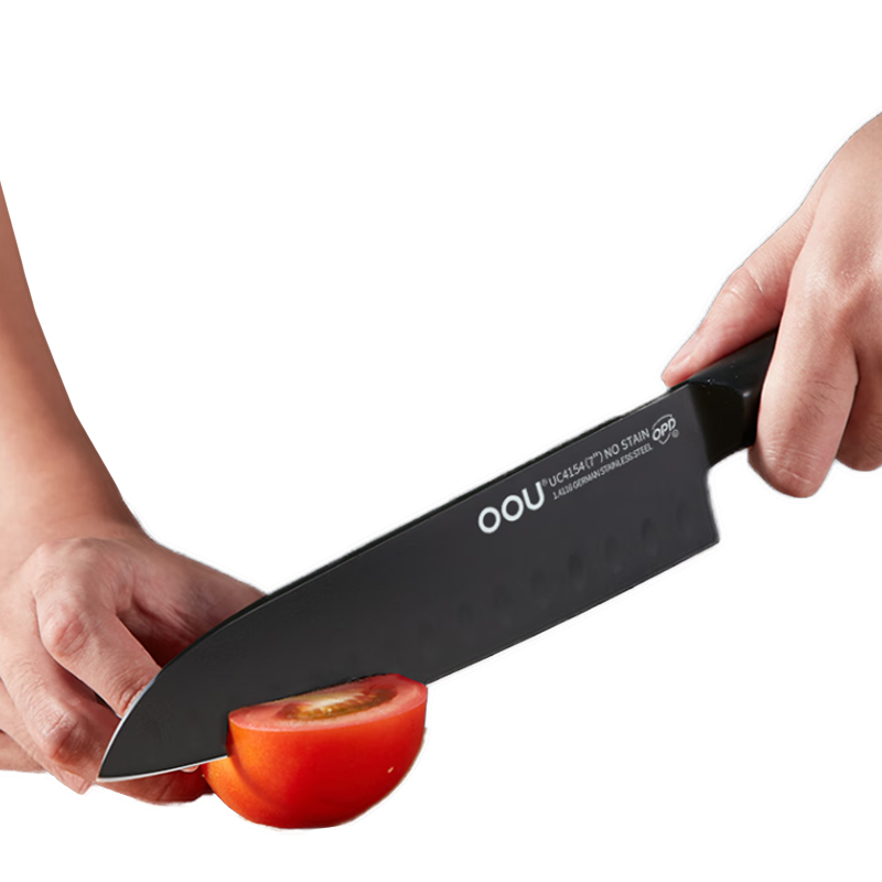 OOU 德国进口1.4116钢材黑刃三代抗菌七件套 UC4212高清大图