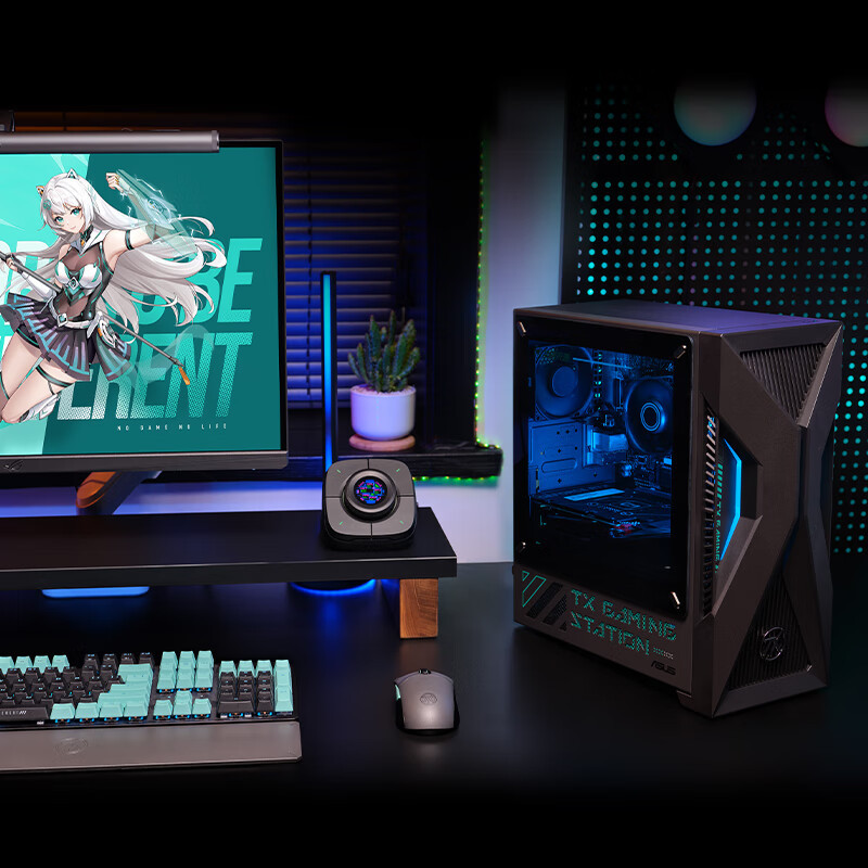 华硕天选6X 台式机游戏主机游戏电竞 酷睿U5-225F RTX5060Ti-8GB显卡 32G 1TB高清大图