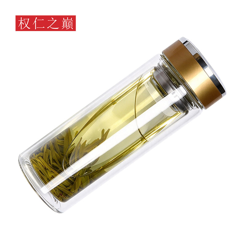 权仁之巅 玻璃杯 双层隔热500ml 个高清大图
