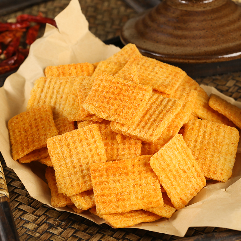 武当酥 玉米锅巴 香辣味 400g/1袋 膨化食品粗粮休闲零食休闲小吃