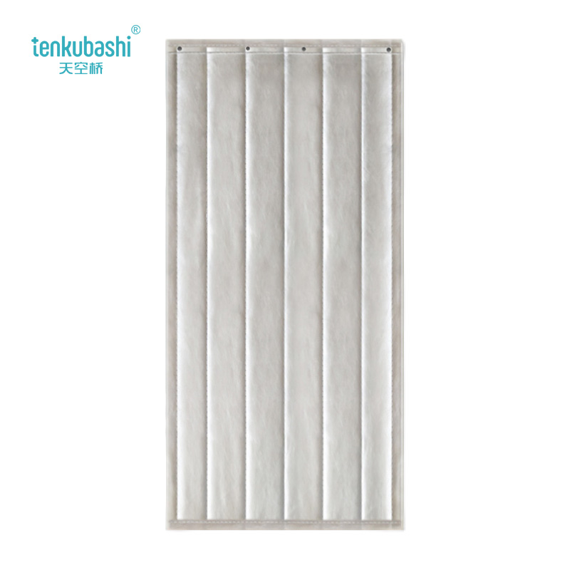 天空桥 棉门帘 MML-65亮银色无窗口三层棉 平方米高清大图