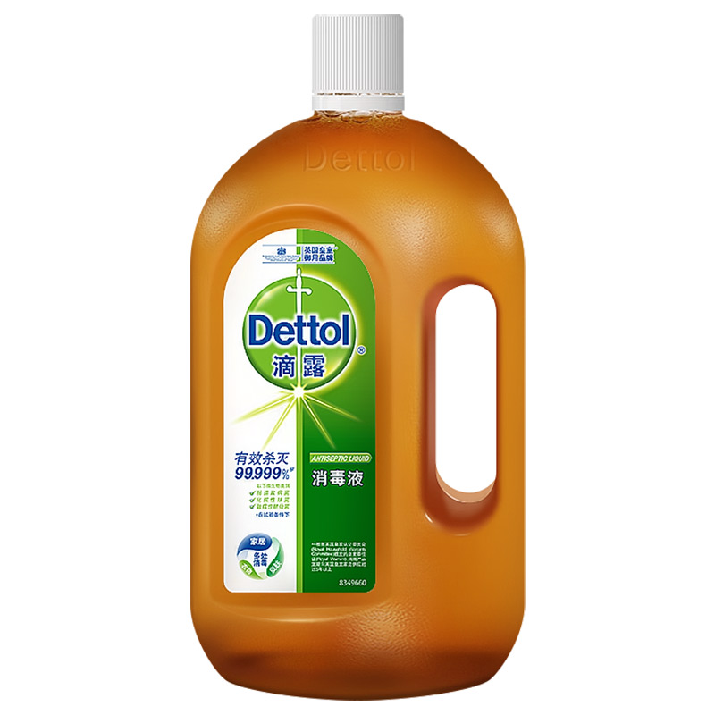 滴露消毒液12l杀菌除螨衣物内衣内裤家居地板玩具消毒清洁参数
