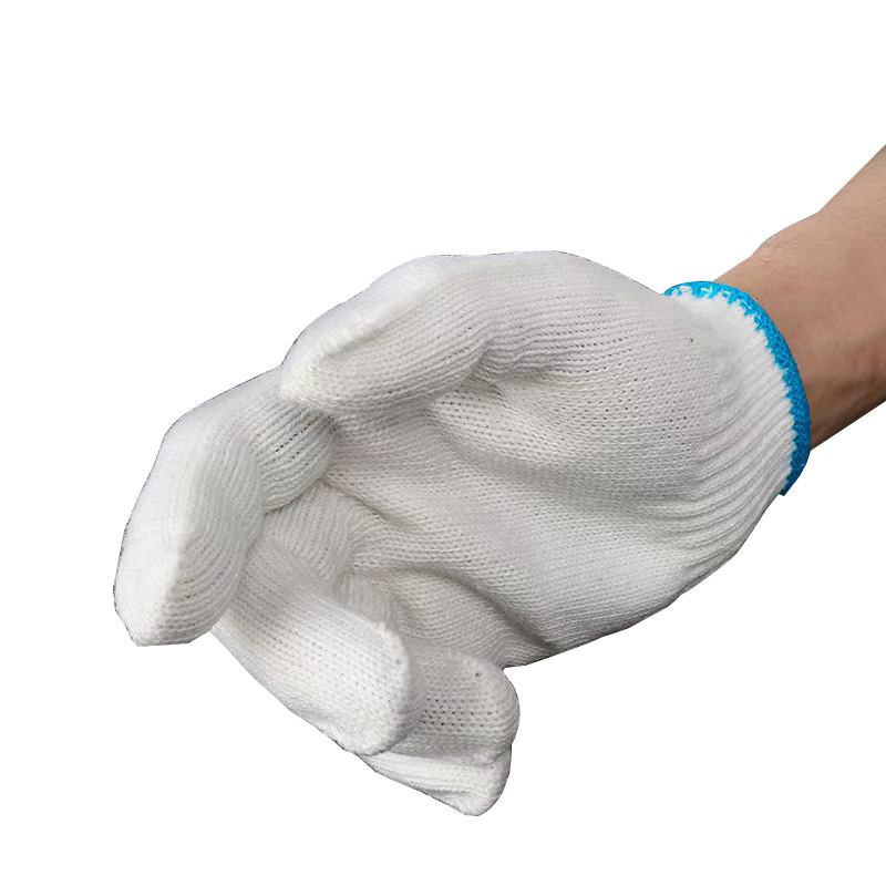 邦能之星线手套棉线纱手套工地搬运干活作业防滑耐磨手部防护劳保手套N6264高清大图