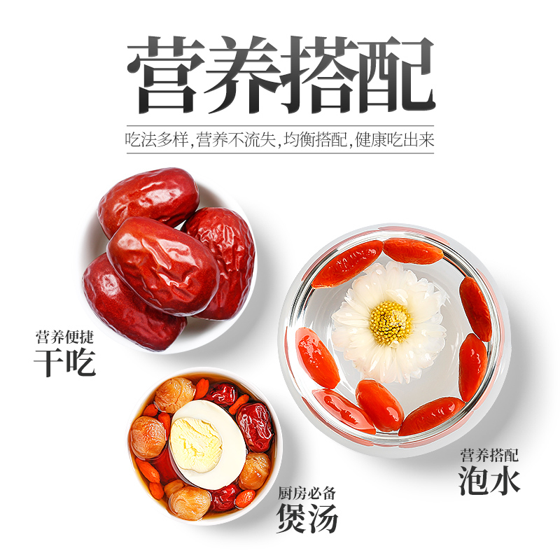 杞里香(QiLiXiang) 健康全家大礼包2069g 红枸杞红枣黄芪当归党参莲子百合桂圆山药礼盒9袋装