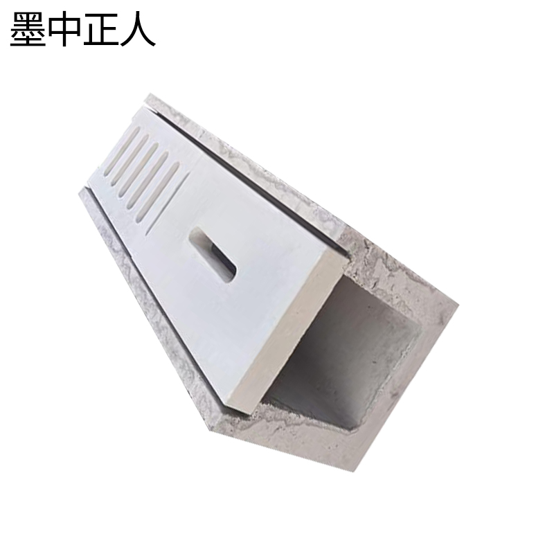 墨中正人水泥电缆槽含盖板400*400*(500*2 ) mm 米高清大图