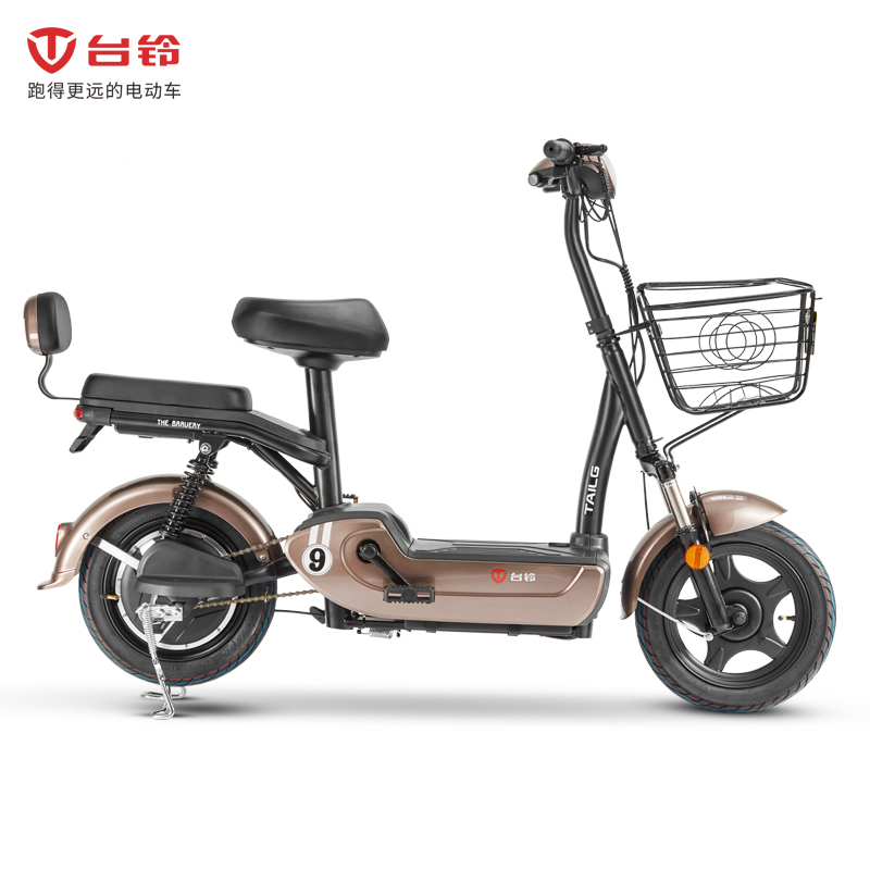 台铃(tailg)gs9新国标电动自行车 成人踏板真空胎电动车 家用代步电瓶