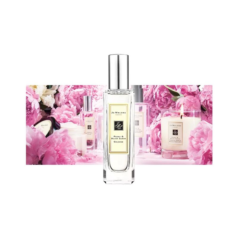 祖玛珑(Jo Malone)牡丹与胭红麂绒香水30ml 花本香调 祖马龙女士香水 古龙水EDC