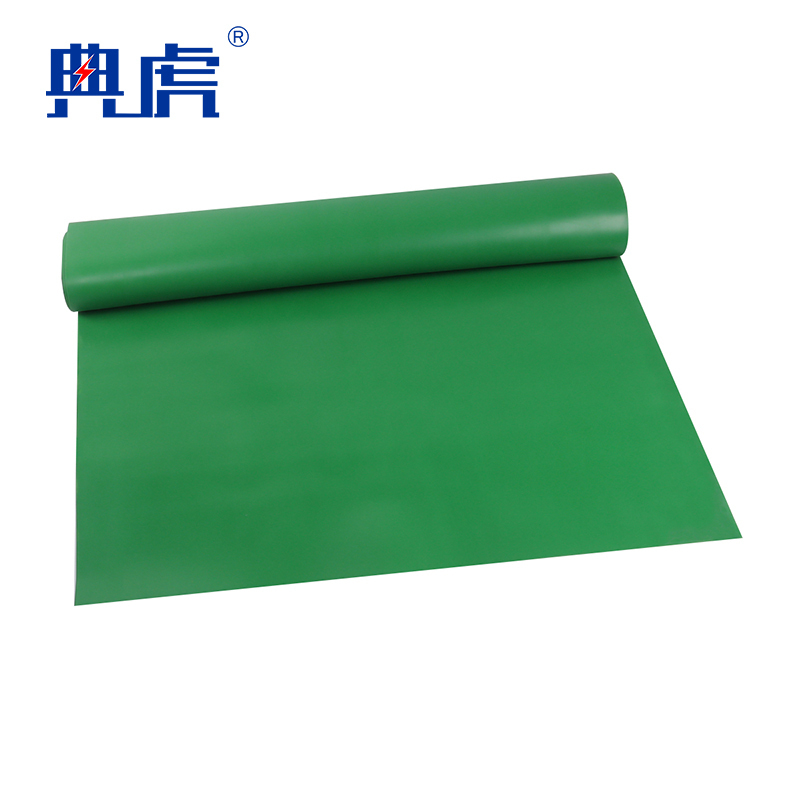 典虎 绝缘胶皮 绿色平面3mm 米高清大图