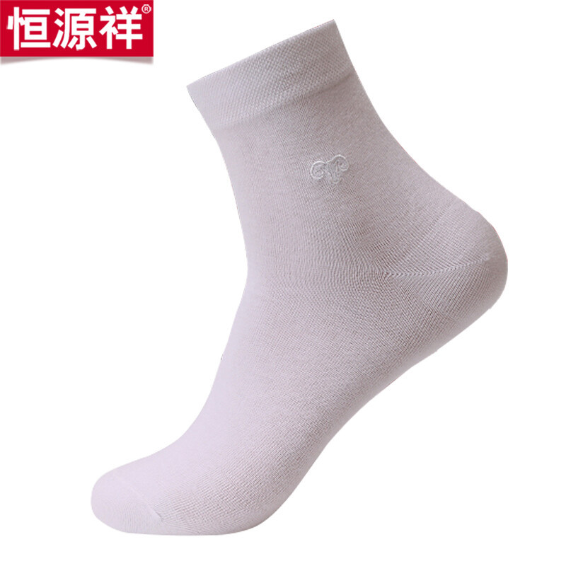 恒源祥 男士 纯棉 中筒袜 5双 A1160551