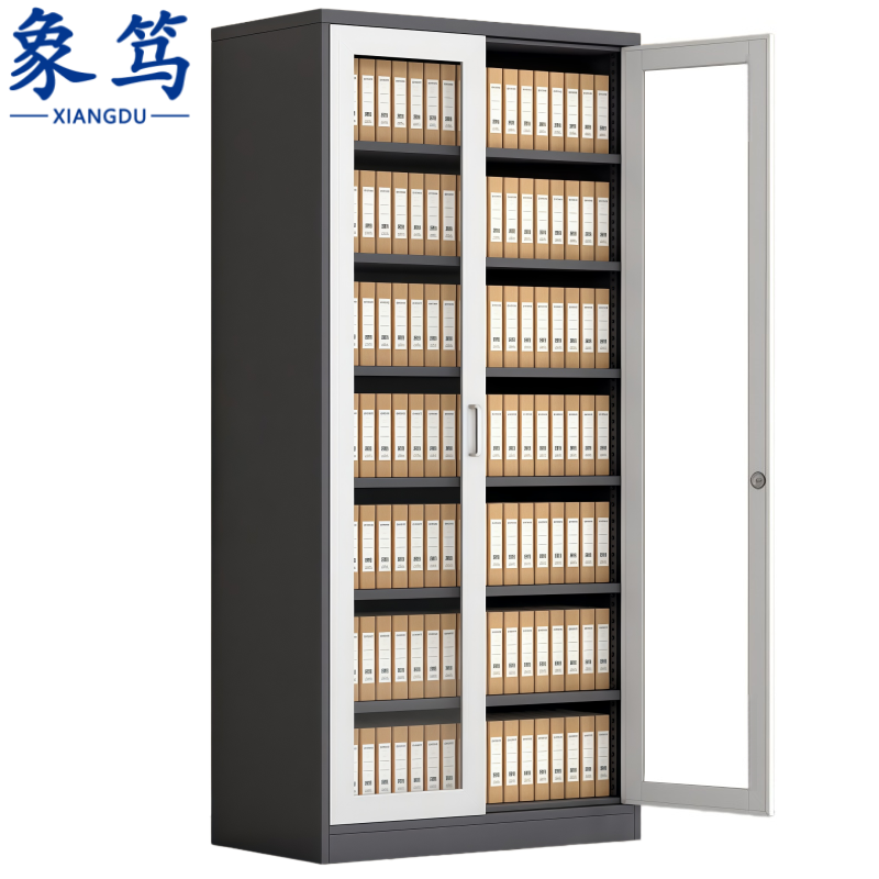 象笃铁皮柜通玻台高清大图
