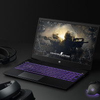 惠普(hp) 光影精灵5代 15.6英寸发烧游戏本笔记本电脑（i5-9300H 8GB 256G+1TB GTX1650 4G独显 傲腾增强SSD32G 高色域）紫光
