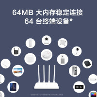 小米(MI)路由器4A 百兆WIFI无线家用路由器 无线双频 四天线稳定穿墙 防蹭网 5G 双频合一 稳定高速 智能APP远程控制