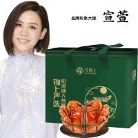 【活蟹】今锦上锦上严选 正宗阳澄湖大闸蟹实物鲜活礼盒C型 公蟹5.0两 母蟹3.5两 4对8只装螃蟹礼盒 河鲜水产