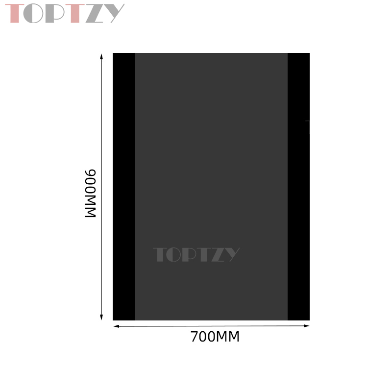 toptzy TZ5071227 垃圾袋家用平口式黑色垃圾袋 70*90cm 50只装高清大图