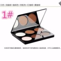 美茜儿修容粉提亮六色修容粉饼眉粉高光阴影瘦脸粉鼻组合修容盘 1#
