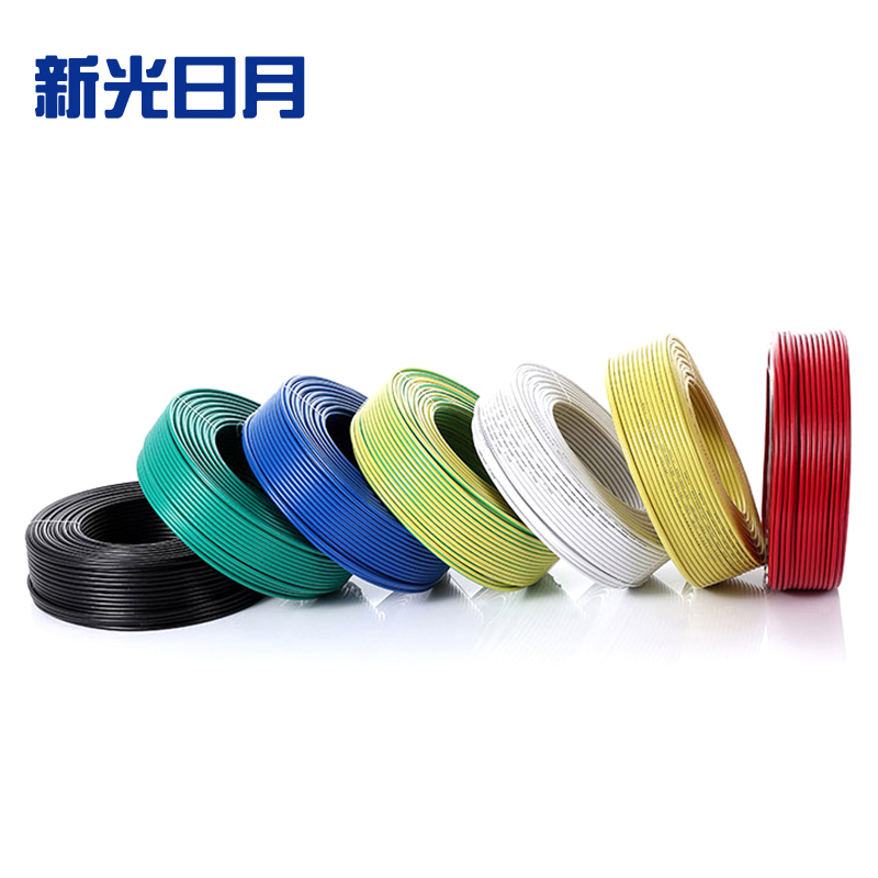 新光日月聚氯乙烯绝缘阻燃电线电缆ZC-BV10mm²/米高清大图