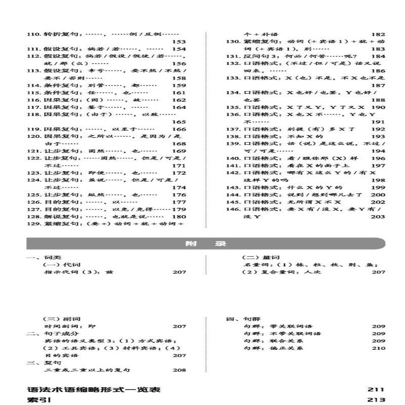 【M】国际中文教育中文水平等级标准 语法学习手册 高等-9787561961858
