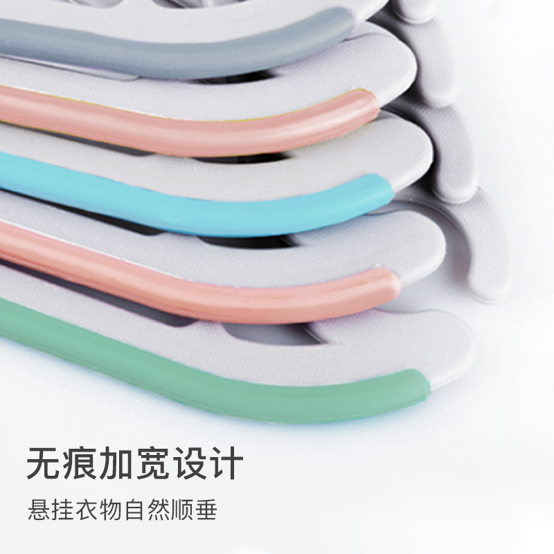 杜拓家用防滑无痕衣架专利多功能晾衣架干湿两用衣撑子(10只/20只/30只)