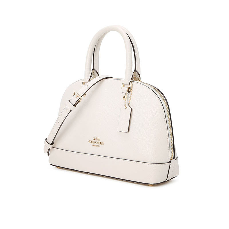COACH 蔻驰 女包 SIERRA SATCHEL 贝壳包 单肩包 斜挎包 手提包 字母马车标粒面皮F27591