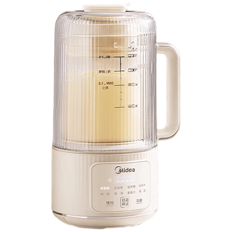 美的智能预约破壁料理机全自动破壁免煮免过滤辅食机触摸操控破壁机 DJ12B-FB80E73