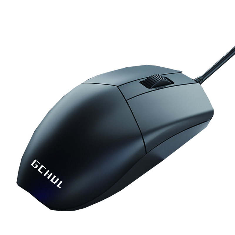 杰储(GCHUL) S180 办公款有线 鼠标 (计价单位:个) 黑色高清大图
