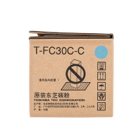 东芝(TOSHIBA)T-FC30CC原装碳粉 青色墨粉适用于eS2050C/2550C/2051C/2551C