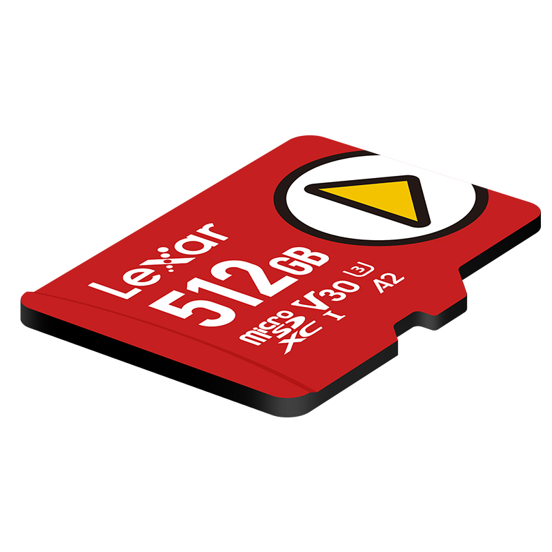 雷克沙(Lexar)512G MicroSD存储卡 TF卡 读速150MB/s Switch游戏机 大容量存储