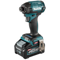 牧田（MAKITA）TD001GD201 充电起子电动螺丝刀冲击钻手电钻锂电钻无刷大扭力2电1充40V 2.5Ah
