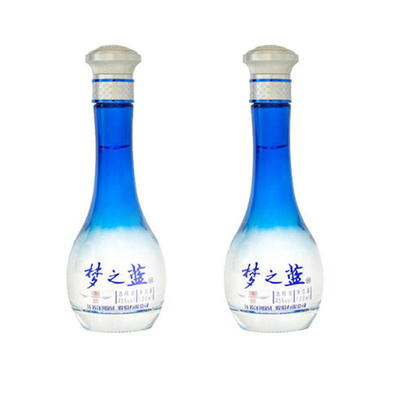 洋河蓝色经典梦之蓝M1 45度 瓶装 100ml绵柔型白酒小瓶酒版粮食收藏