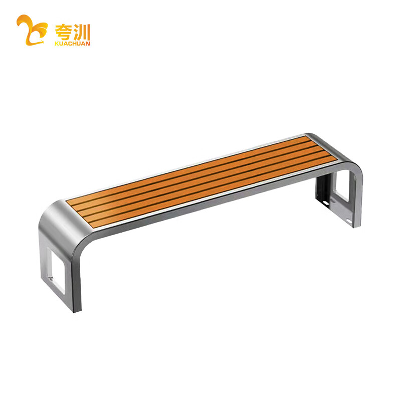 夸汌 户外不锈钢站台座椅弧形 180*40*45cm 张高清大图
