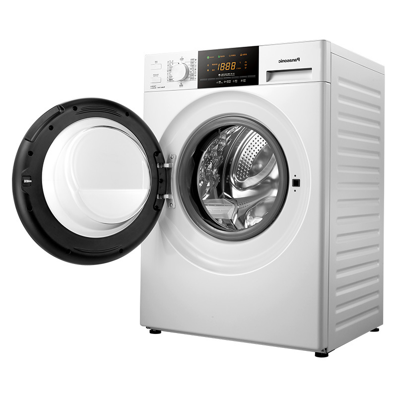 松下panasonicxqg80n82wp8公斤爱妻号家用全自动变频滚筒家用洗衣机